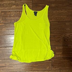 Neon Yellow/Green Tank Top
